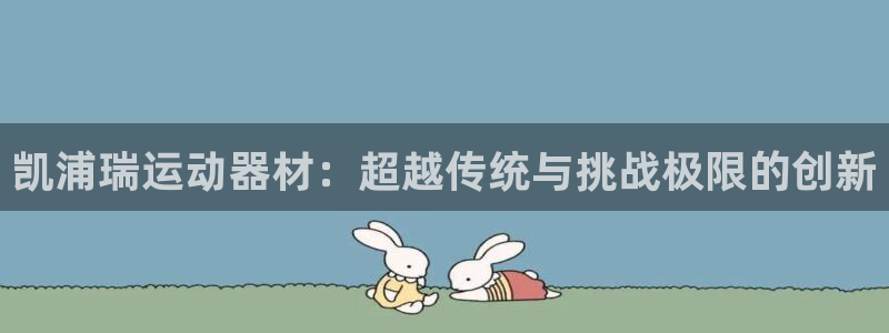九游体育官方正版app集团官网网址：凯浦瑞运动器材：超越传统