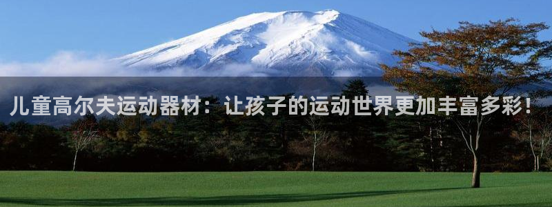 九游体育官网下载平台假的吗是真的吗：儿童高尔夫运动器材：让孩